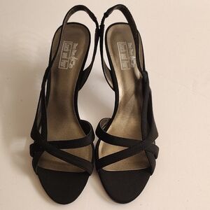 Coach and Four Black Strappy Heels GYCbox